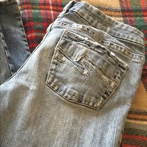 Silver Emily Bootcut Jeans